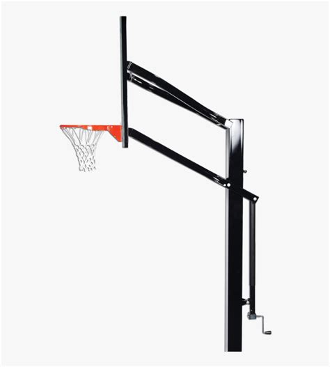 Basketball Hoop Side View, HD Png Download - kindpng