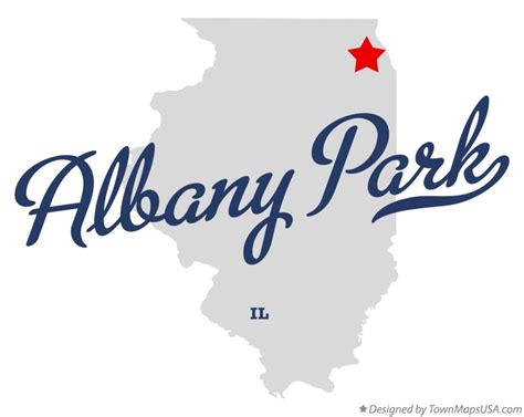 Map of Albany Park, IL, Illinois