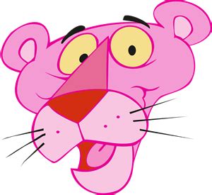 pink panther face Logo PNG Vector (CDR) Free Download