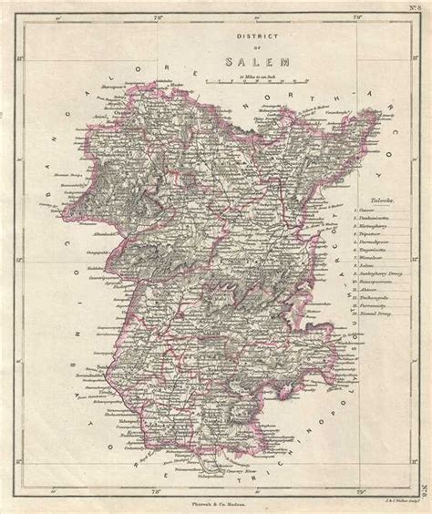 District of Salem.: Geographicus Rare Antique Maps