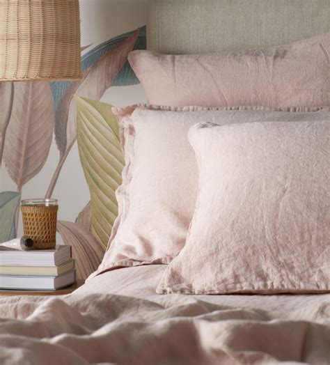 Blush Pink 100% Linen Bedding | Secret Linen Store