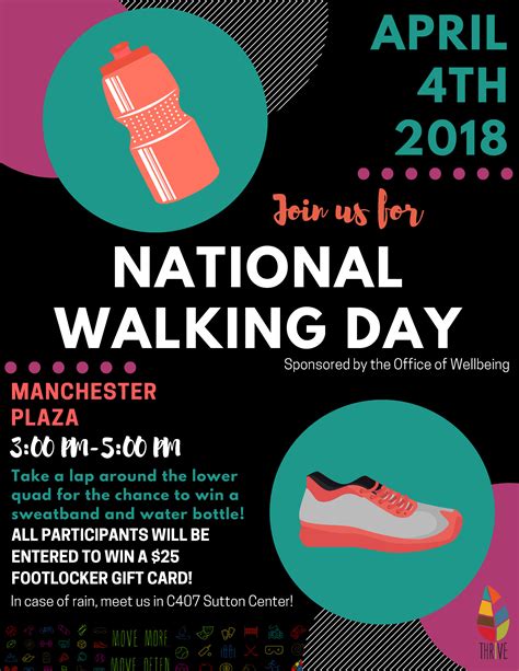 Campus community invited to participate in National Walking Day ...