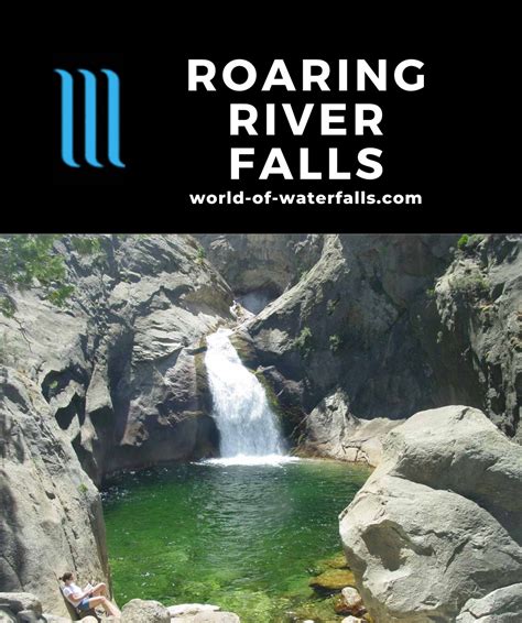 Roaring River Falls - A Gushing Waterfall in Kings Canyon NP