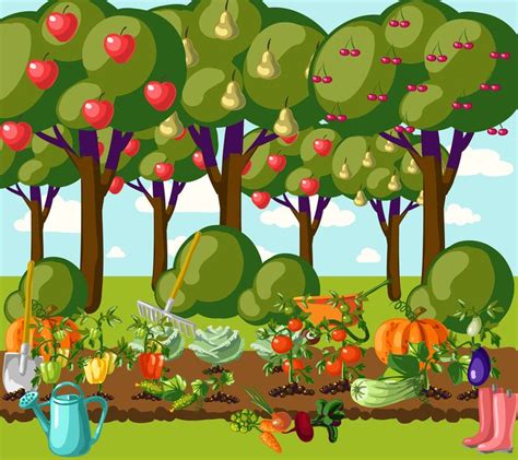 Bush clipart cartoon garden, Bush cartoon garden Transparent FREE for ...