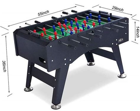 Foosball Table Dimensions - Regulation Size Foosball Tables - Foosball Soccer