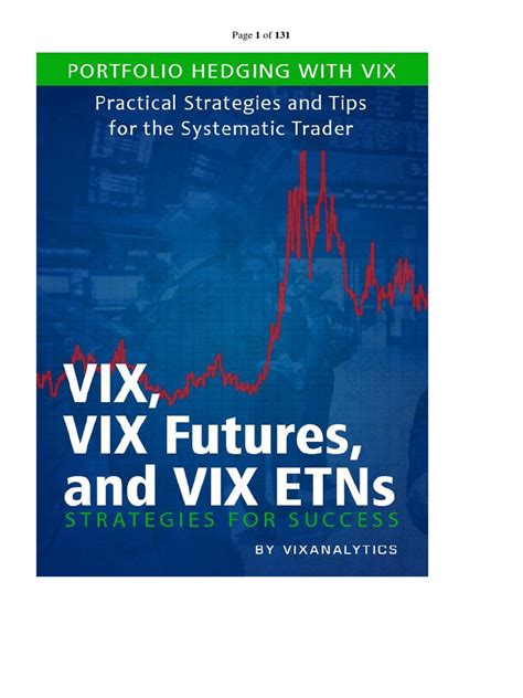 VIX, VIX Futures, and VIX ETNs - Hwang (Head of VIX Trading at MS) | PDF