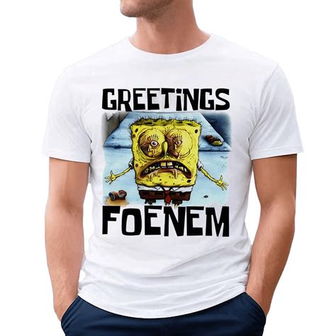 Spongebob Squarepants Greetings Foenem 2024 Shirt - Walmart.com