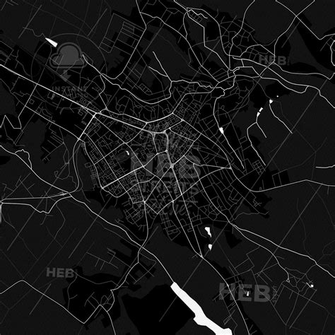 Botoșani, Romania PDF map | Map vector, Botosani, Map