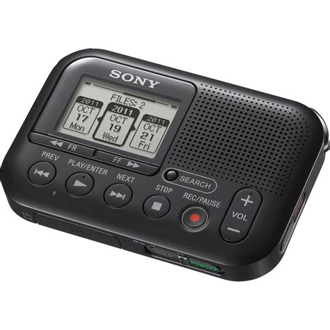 Sony ICD-LX30 Digital Voice Recorder (Black) ICD-LX30BLK B&H