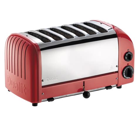 Dualit 6 Slice Toaster - Red | Downtown