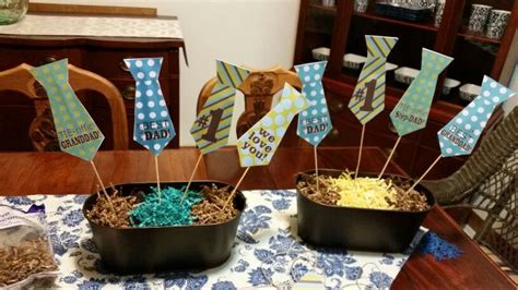 Father's day centerpiece :) | Diy father's day crafts, Father's day diy ...