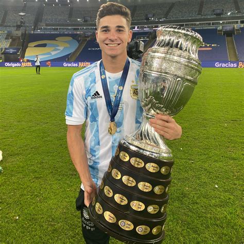 Man City target Julian Alvarez was on Real Madrid's radar aged 11 and fancies himself as a pop ...