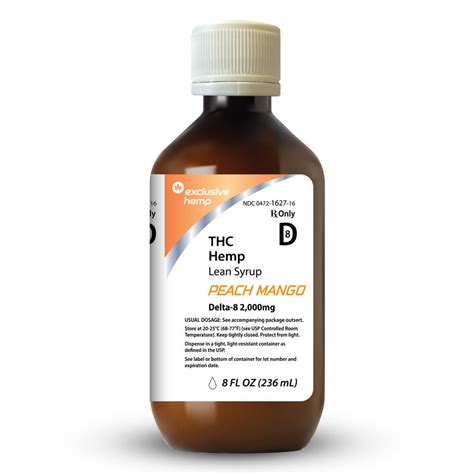 THC HEMP LEAN SYRUP – Delta 8 2000mg - 3 Flavors – Oshipt.com