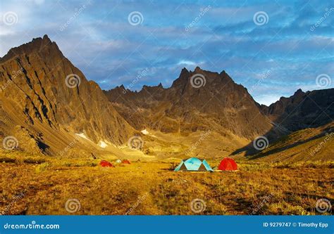 Yukon Wilderness Camping stock image. Image of tent, leisure - 9279747