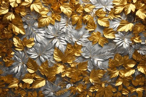 Golden Leaves Background Graphic by Forhadx5 · Creative Fabrica