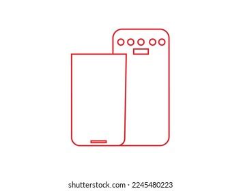 Mobile Mockup Vector Clipart Png Images Stock Vector (Royalty Free) 2245480223 | Shutterstock