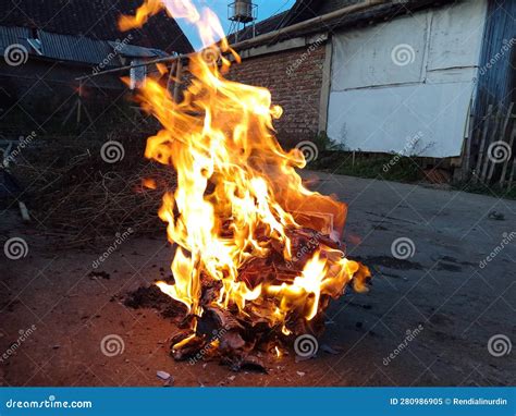 Environmentally Friendly Solutions for Burning Garbage Stock Image - Image of friendly, flame ...