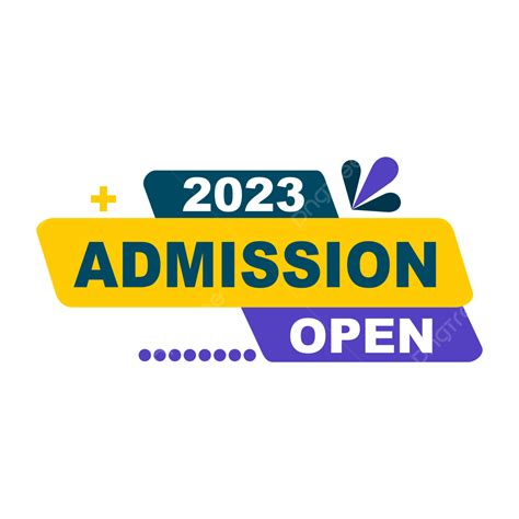 Admission Open Tag 2023 Banner Template Vector, Admission Open Tag, Admission Open 2023 ...