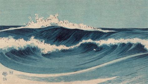 Les vagues dans l’Art (sans celle à laquelle vous pensez) | Japanese art, Japanese art prints ...