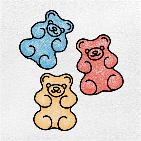 How To Draw The Gummy Bear - Buildingrelationship21