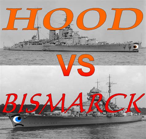 Hood vs Bismarck by KaneTakerfan701 on DeviantArt