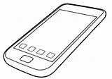 Cell Phone Coloring Page  Home sketch template