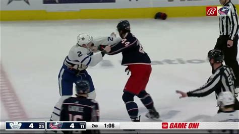 Erik Gudbranson vs Simon Benoit Fight | Hockey Fights - YouTube