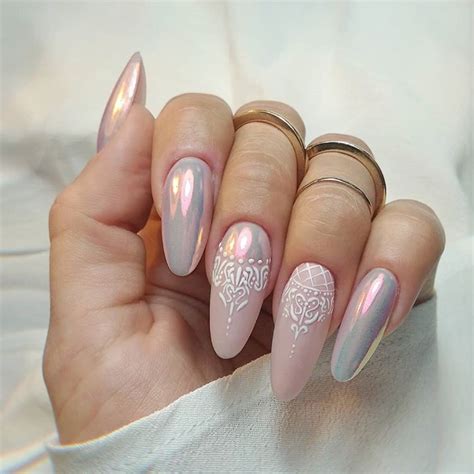 40+ Beautiful Wedding Nail Designs For Modern Brides - The Glossychic