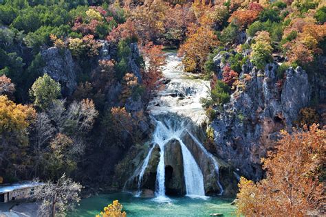 Turner Falls Waterfall In Fall 3 Free Stock Photo - Public Domain Pictures