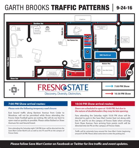 FSPD campus traffic advisory for Garth Brooks, Bulldogs game - Fresno ...