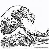 Tsunami Coloring Pages  Free & Printable sketch template
