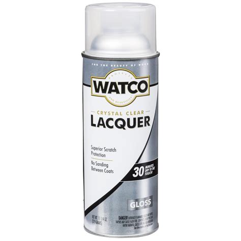 Watco 11.25 oz. Clear Gloss Lacquer Wood Finish Spray (6-Pack)-63081 - The Home Depot