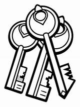 Keys colouring Book pages For Children And Adults With Vector Design  sketch template