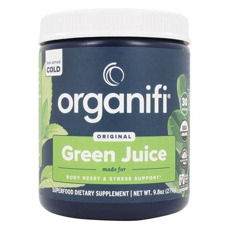 Organifi - Organic Green Juice Superfood Powder - 9.5 oz. - Walmart.com - Walmart.com