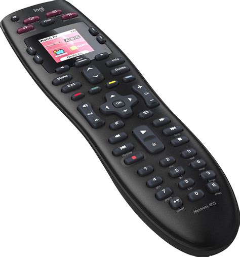 Best Buy: Logitech Harmony 665 10-Device Universal Remote Black 915-000293