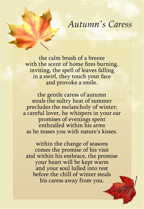 FALL POEM: Did not use this template - wrote so each phrase was on a ...