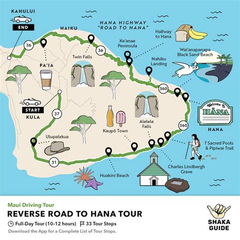 Shaka Guide's Reverse Road to Hana Itinerary | Trip to maui, Road to hana, Maui itinerary