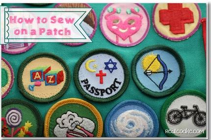 Tutorial: Sewing scout badges on to a uniform – Sewing