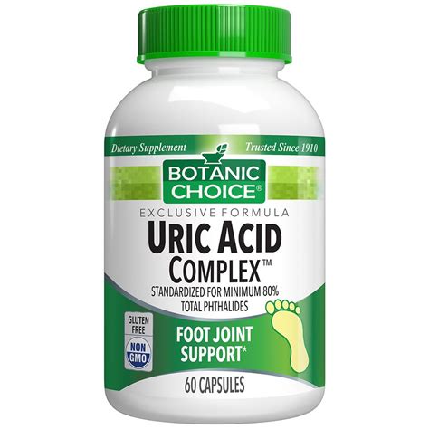 Botanic Choice Uric Acid Complex Dietary Supplement Capsules | Walgreens