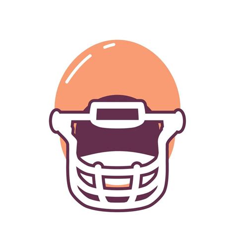 helmet for american football 16767545 Vector Art at Vecteezy