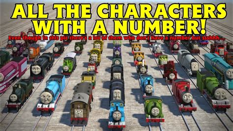 Thomas & Friends ~ FULL LIST Of ALL THE CHARACTERS From The Franchise Who Have A NUMBER! (FHD ...