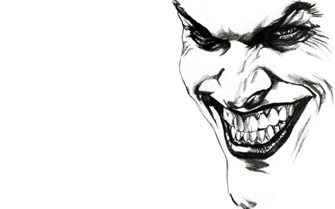 Joker Smile Joker Drawing Easy Face - canvas-valley