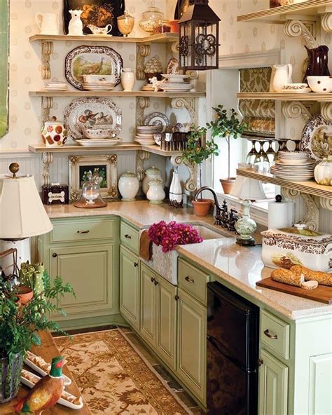 Country Provenzale e Shabby Chic Farmhouse Kitchen Decor, Home Decor ...