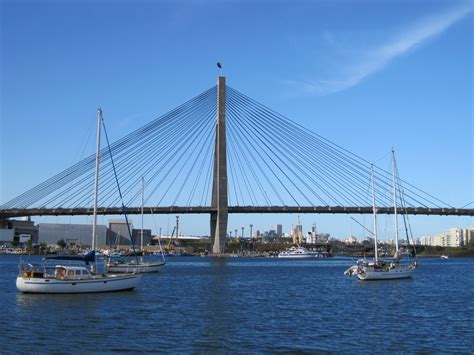 Sydney - City and Suburbs: Rozelle Bay, Anzac Bridge