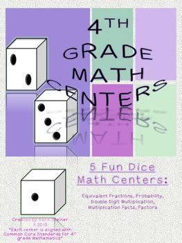 Math DICE Activities: Common Core Math by Steiner's Einstein's | TpT