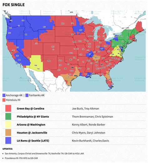 PACKERVILLE, U.S.A.: Week 15 NFL TV Maps