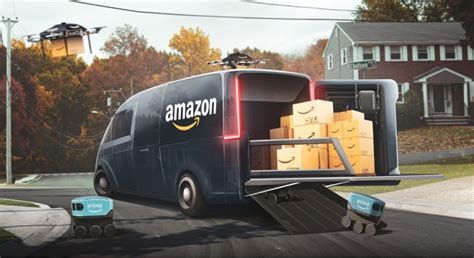 Amazon Prime Max Van Imagined with Own Fleet of Drones – UAS VISION