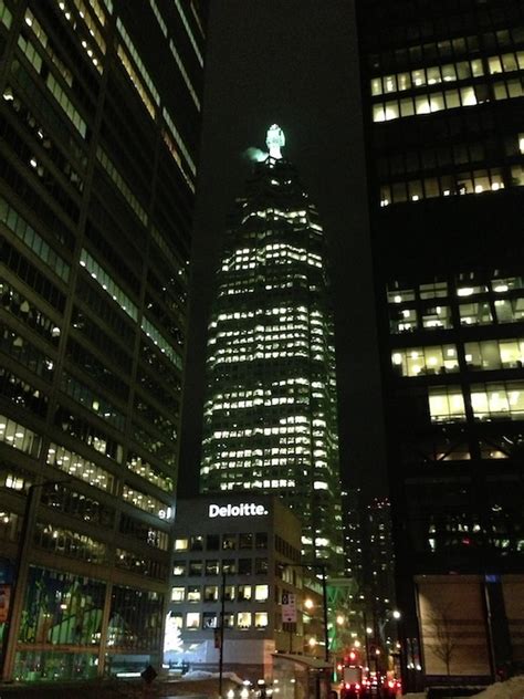 Photo of the Day: Financial District at Night | UrbanToronto