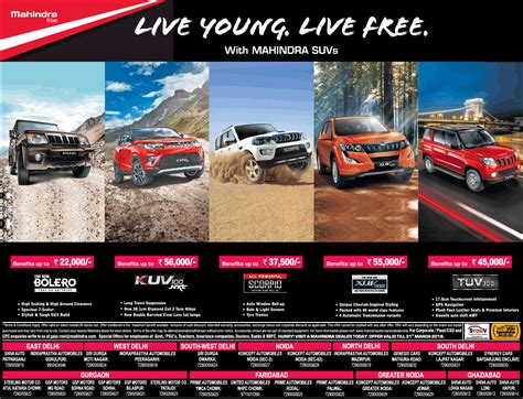 Mahindra Rise Live Young Live Free With Mahindra Suvs Ad - Advert Gallery