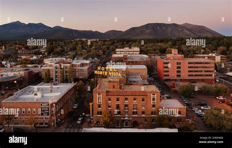 Hotel Monte Vista in historic downtown Flagstaff Stock Photo - Alamy